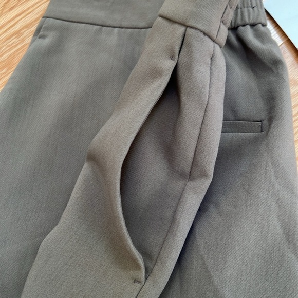 New! Zara large high waist wide leg crop pants. - Picture 8 of 9